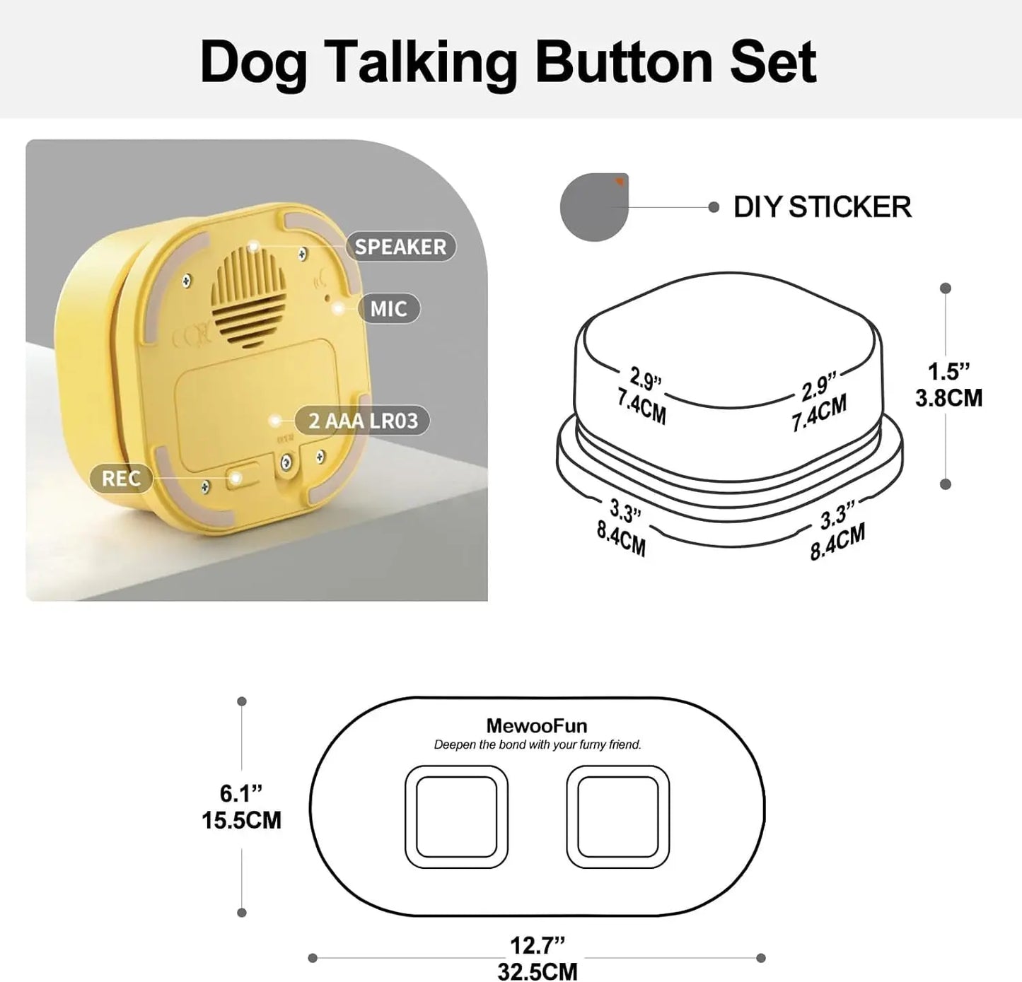 Talking buttons